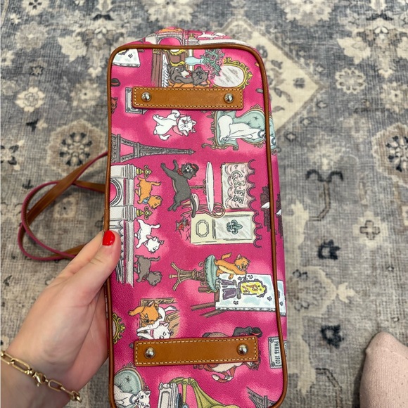 Dooney & Bourke Pink Aristocraticats Tote - Picture 2 of 4